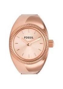 Fossil, Armbanduhr, Watch Ring, Rosa, (Analoguhr, 15 mm)