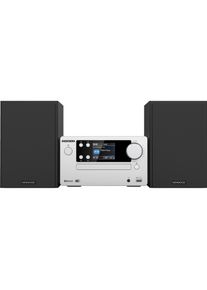 Kenwood M-725 DAB (Bluetooth, CD Player, 1x 50 W), Stereoanlage, Silber