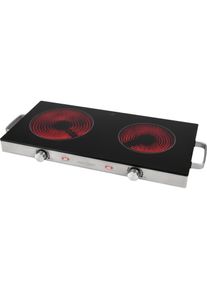 Nenurodyta Proficook electric stove PC-DKP 1211 2 burners 2800W, Kochplatte, Schwarz