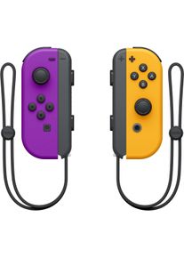 Nintendo Joy-Con Set Lila/Orange (Switch), Gaming Controller, Mehrfarbig
