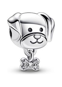 Pandora, Kettenanhänger, Hund mit Knochen, (Sterling Silber 925)