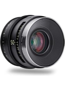 Samyang XEEN Meister 50mm T1.3 (Sony E, APS-C / DX, Vollformat), Objektiv, Schwarz