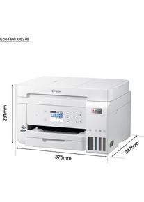 Epson L6276 Tintenstrahl DPI WLAN (Tintenpatrone, Farbe), Drucker, Weiss