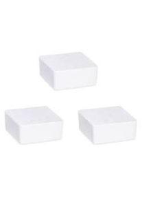 Wenko 3 Cube Raumentfeuchter Nachfüllpack 3x 1,0 kg, Luftentfeuchter, Weiss