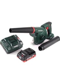 Metabo, Laubsauger + Laubbläser, AG 18 Akku Gebläse 18 V + 1x LiHD Akku 4,0 Ah + Ladegerät (Akkubetrieb, Laubsauger)