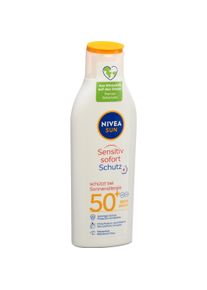 Nivea, Sonnencreme, Sensitive Immediate Protect (Sonnenlotion, SPF 50+, 200 ml, 236 g)