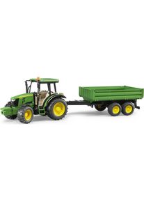 Bruder BR John Deere 5115 M mit Bordwandanhänger