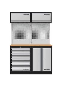 Kraftwerk, Werkstattschrank, Mobilio 2er Kombi Oberschrank, Buche Multiplex (136 cm, 200 cm)