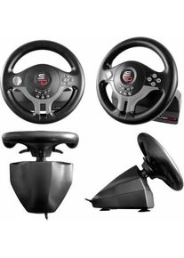Subsonic SV200 (Switch, PS4, PC, Xbox One S, PS3, Xbox One X), Gaming Controller, Schwarz, Grau