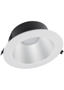 LEDVANCE Downlight UGR19, DN155, 14W, 830WT, IP54, 3000K, blendarm, warmweiß, Aluminium, weiß (4058075459137)
