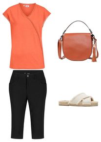 Bengaline bermuda - zwart - maat 50 - Bengalin,viscose - bonprix