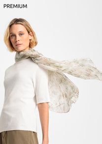 Zijden sjaal - beige - maat Onesize - zijde - bonprix