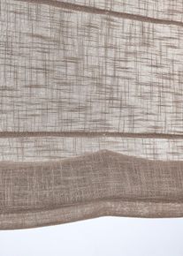 Vouwgordijn met structuur in vele maten - beige - maat 2 (h/b: 130/60 cm) - bonprix