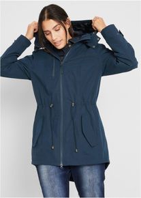 Parka - blauw - maat 38 - met katoen - bonprix