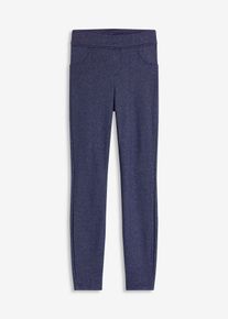 Thermo legging in denim look - blauw - maat 40/42 (M) - bonprix