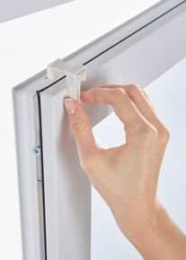 Plisségordijn met structuur - wit - maat 8 (h/b: 130/110 cm) - bonprix