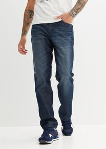 Classic fit jeans straight - blauw - maat 48 - met katoen - bonprix