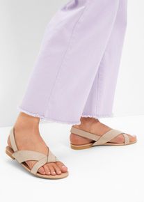 Sandalen - beige - maat 37 - bonprix