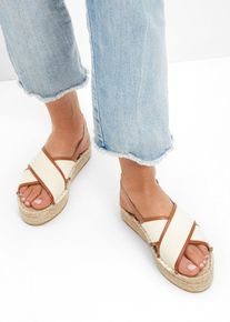 Plateau sandalen - beige - maat 37 - vegan - bonprix