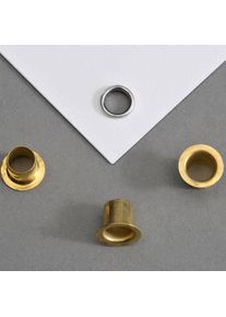 5000 szt. - Oczka na papier Nr. 271 - 6mm - 7,2mm | pokryte mosiądzem, metal, złoty