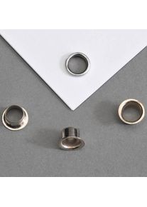10000 szt. - Oczka na papier Nr. 8E - 5,5mm - 3,2mm | niklowany, metal, srebro