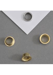 10000 szt. - Oczka na papier Nr. 25 1/2 - 4mm - 4,6mm | pokryte mosiądzem, metal, złoty