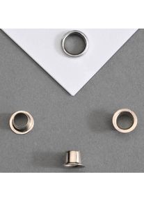 10000 szt. - Oczka na papier Nr. 24 - 4mm - 2,9mm | niklowany, metal, srebro