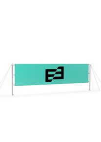 Print guy post banner | incl. tensioning set | for unpaved surfaces | 15 different formats | design your own banner advertising online