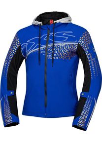 iXS Rapid-STX 1.0, veste textile imperm&eacute;able , couleur: Bleu/Noir/Gris Clair , taille: M