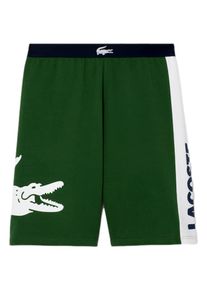 Lacoste Pyjamahose Herren grün / schwarz / weiß Größe L