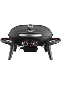 Taino Tischgrill Kenai schwarz , Schwarz , Metall , Oval , 73x38x50 cm , Grills & Outdoor-Küchen, Gasgrills
