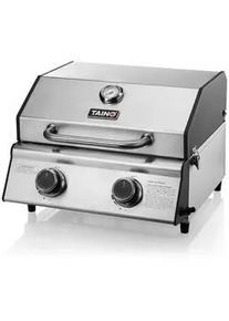 Taino Gasgrill Platinum Compact , Silberfarben , Metall , 45x34x45 cm , Grills & Outdoor-Küchen, Gasgrills
