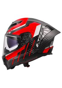 LS2 Dragon Trax rot XL - Helme & Brillen - Motorradhelme - Integralhelme