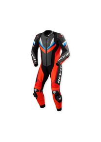 REV’IT! REV'IT! Quantum 3 Lederkombi 1-tlg. neonrot/schwarz 54 - Motorradbekleidung - Motorradkombis - Motorradkombis Einteiler
