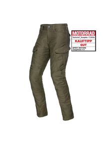 Spirit Motors Cargo Hose 1.0 grün 30/34 - Motorradbekleidung - Motorradhosen - Motorrad Jeanshosen