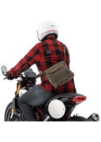 QBag Umhängetasche Canvas Retro 5 Liter Stauraum - Motorradzubehör - Freizeitgepäck -