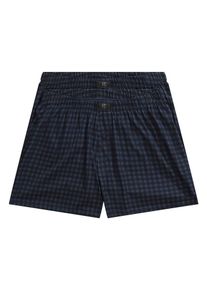 JP1880 Boxershorts Herren blau / schwarz Größe L