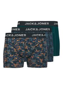 Jack & Jones JACK & JONES Boxershorts 'JACMAXWELL' Herren navy / hellgrau / tanne / orange Größe S