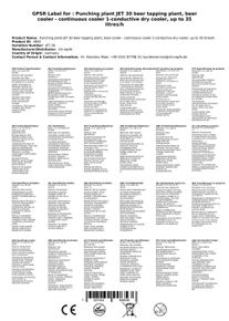 ich-zapfe Biertap, Thuistap JET 30 1-leiding, 35 liter/u - doorstroomkoeler