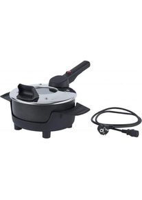 Remoska Prima Glas P31F/01-2l, Pfanne + Kochtopf, Schwarz