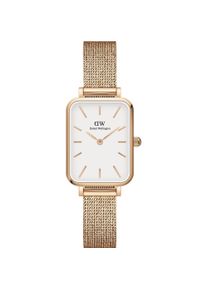 Daniel Wellington, Armbanduhr, Quadro Melrose White, Rosa, (Analoguhr, 20 mm)