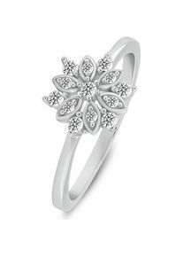 Brilio, Ring, Silver Charming Silver Ring With Zircons Ri141w, (52)