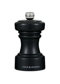 Cole & Mason Cole & Mason Cole&Mason Pfeffermühle Hoxton 10.4 cm, Schwarz/Schwarz matt, Pfeffermühle + Salzmühle, Schwarz