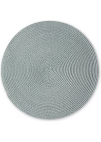 CONTINENTA, Tischset, Tischset, graugrün, Ø 38 cm (1 Stk., 38 x 38 x 0.5 cm)