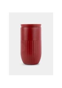 Sagaform Reise-Becher Bordeaux, 32cl, Tova, H14cm L7.5cm, Tasse, Rot