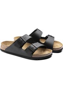 Birkenstock, Damen, Sandalen, Arizona Birko-Flor Schmal, Schwarz, (42)