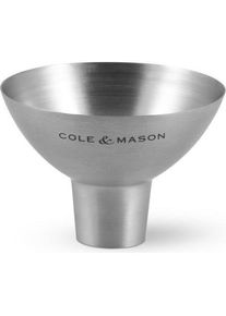 Cole & Mason Cole & Mason C&M Dover Trichter Gewürze ES, Pfeffermühle + Salzmühle, Silber
