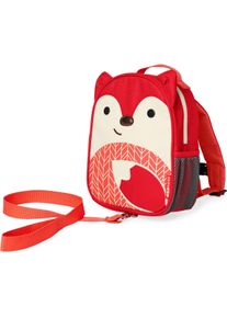 SKIP HOP Skiphop, Kindergartentasche, Zoo Safty Harness Fox, Rot, Beige