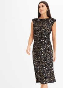 Jerseykleid, beige, Größe 48/50 (XL), bonprix