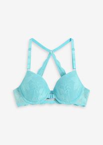 Schalen-BH mit praktischem Vorderverschluss, blau, Größe 90B, bonprix